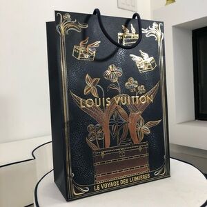 LOUIS VUITTON Holiday Christmas 2025 Shopping Gift Bag Limited Edition Shopper